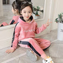 Girls Autumn And Winter Outfits Gold Velvet Thickening