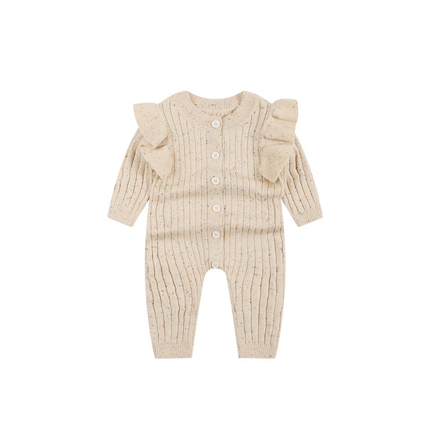 Baby Autumn Clothing Jumpsuit Knitted