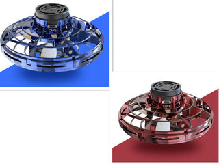 Buy red-and-blue Rotating Flying GyroAircraft Induction Drone Toy