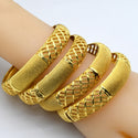 24K Gold Plated  India Middle East Women's Sand Gold Bracelet