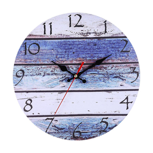 Retro Pastoral Style Wall Clock Home Living Room Decoration Wall Clock Bar Decoration Clock