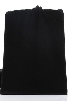 Buy black Black Cotton Towels