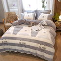 Milk Duvet Set Single Thickened Double Sided Duvet Cover