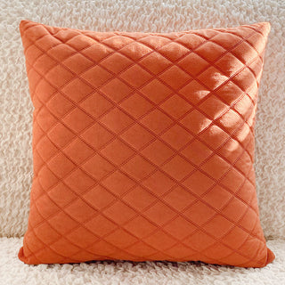 Buy orange Living Room Home Pillows With Fabric Art Velvet Cushions