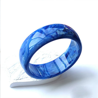 Buy blue Acrylic Bracelet Round Resin European And American Women