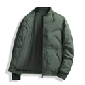 Fashion Down Jacket Winter Warm Jacket For Men Casual All-match Solid Color Coat