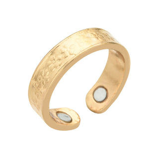 Buy style-5-golden-rg0025 Creative Personalized Health Care Ring For Men And Women