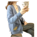 Early Autumn Clothing Short Knitted Cardigan Outer Wear Top