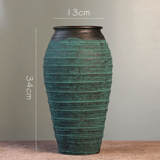 Buy z020-green Ceramic Old Vases In The Living Room With Dried Flowers