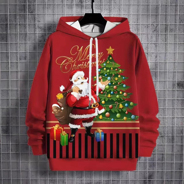 Fashion Christmas Men's Hoodie Casual Cool