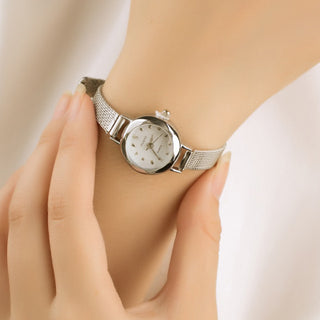 Buy silver Chain Ladies Metal Strap Small Temperament