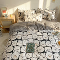 Four Piece Set Of Cute Cartoon Bed Sheets