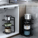 Pot Storage Kitchen Stainless Steel Storage Rack Pot Rack