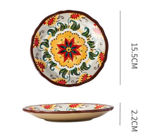 Buy h1 Underglaze Ceramic Tableware Bohemian Household Dishes