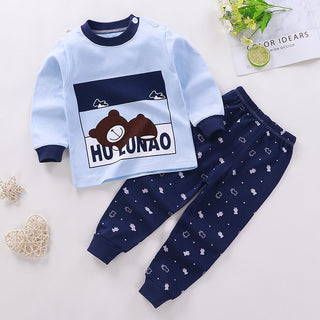 Buy a01 Boys And Girls Children&#39;s Underwear Suit Cotton Children Autumn And Winter Pajamas