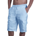 Multi Pocket Tie Men's Beach Cargo Pants