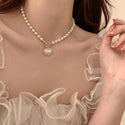 Love Pearl Necklace Women's Light Luxury New Beaded