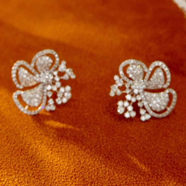 Flower Flower Earrings Female Fashion