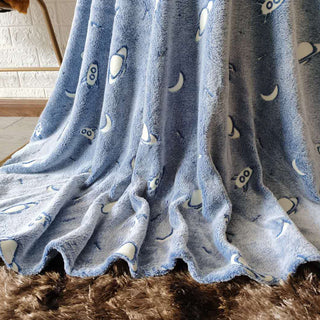 Buy 8style Luminous Blanket Children&#39;s Nap Blanket Coral Fleece Autumn And Winter Sofa Cover