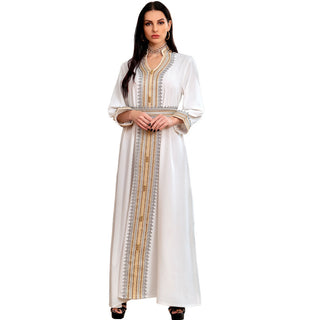 Buy white Women&#39;s Party Robes Muslim Evening Dresses