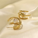 Women's Imitation Pearl Fashion Earrings Geometric