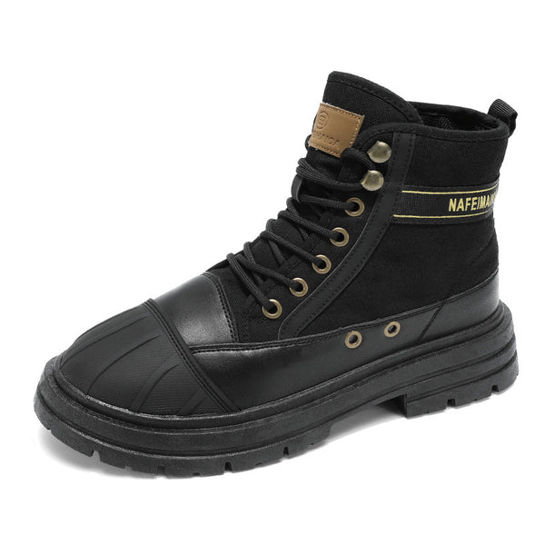 Men's New High-top Martin Boots British Style