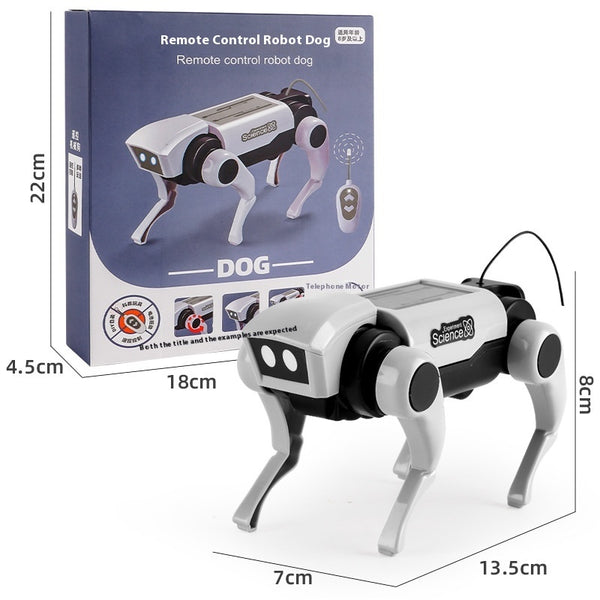 Remote Control Mechanical Dog And Cat 2 In1 Assembled Toy