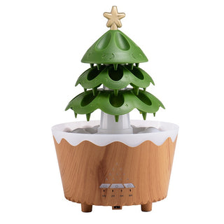 Buy light-wood-grain 2024 New Design Essential Oil Aroma Diffuser Household Mute Small Remote Control Humidifier Suitable For Home Christmas Gift