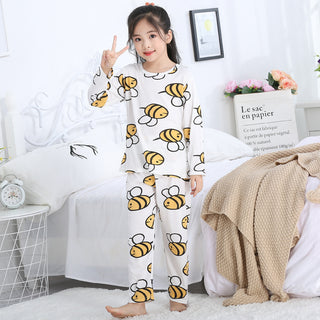 Buy bee-child Cartoon Long-sleeved Girls In Autumn Big Children Kids