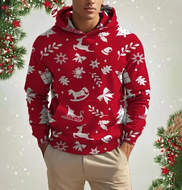 Christmas Men's Hoodie 3d Digital Printing