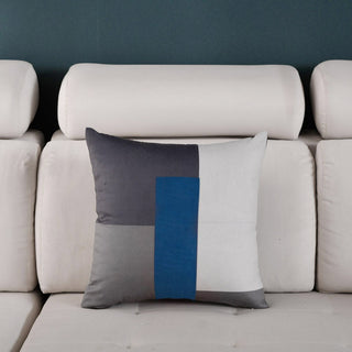 Buy stitching-blue Sofa Hugging Pillow Cover Nordic Light Luxury Ins Pillow Bedside Cushion Cover