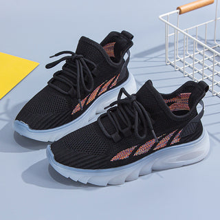 Buy black Summer Flex-Stride Mesh Runner Sneakers