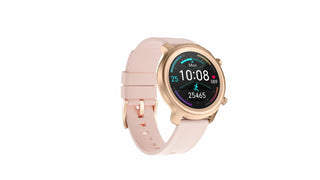 Buy pink Round Watch Bluetooth Call Sports Waterproof Blood Pressure Blood Oxygen Multi-dial