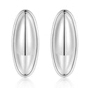 Simple Elegant Long Oval Earrings