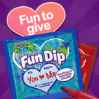 Fun Dip Valentines Day Candy Friendship Exchange Variety Box, 10.32 oz, 24 Pouches