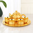 High Grade Gold Vintage Tea Wine Set