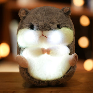 Buy grey-hamster Led Light Up Teddy Bear Doll Pillow Light Up Plush Toy