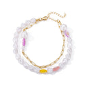 Devil's Eye Anklet Personality Combination Color Eyes Irregular Pearl