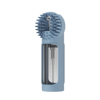 Buy blue Silicone 2-in-1 Multi-Functional Pet Bath Brush