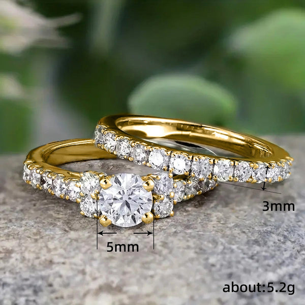 Fashion Simple And Light Luxury Marriage Engagement Proposal Couple Ring