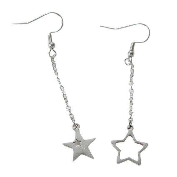 Titanium Steel Star Necklace Jewelry Long