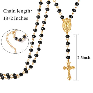 Buy black Virgin Mary Necklace For Women