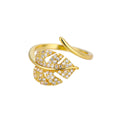 Retro Fashion Elegant Summer Leaf Ring