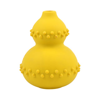 Buy yellow Pet Toy Natural Rubber Resistant To Biting And Grinding Teeth