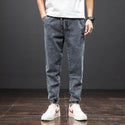 Mens Fashion Casual Loose Stretch Jeans