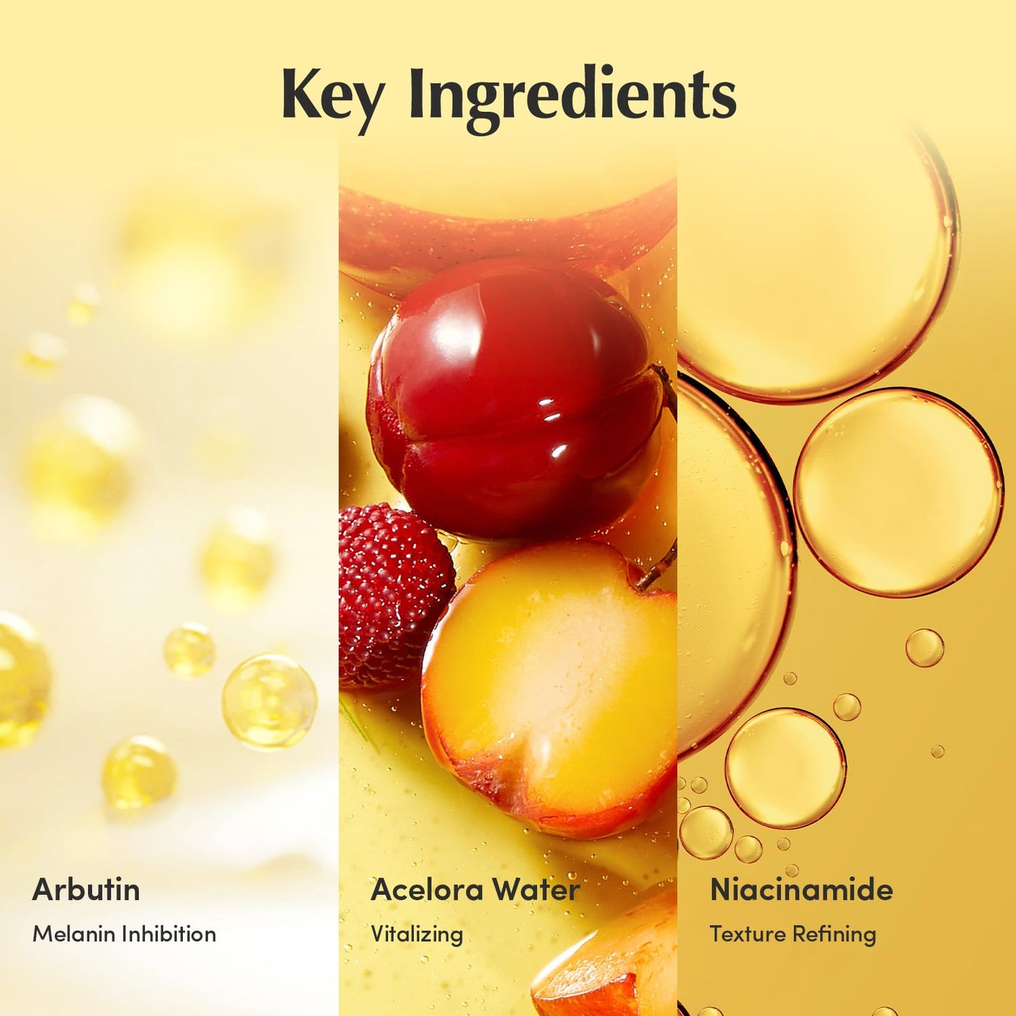 EQQUALBERRY Vitamin Illuminating Serum (30ml) | 4% Niacinamide + Vitamin C for Dark Spots & Glow