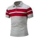 Men Slim-fit Striped Polo Shirt