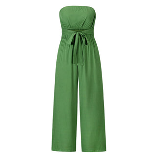 Buy green Women&#39;s New Casual Fashion Jumpsuit