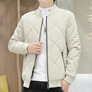 Buy khaki Men Lightweight Padded Winter Jacket