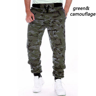 Buy green-camouflage Men Camouflage Hip Hop Casual Pants